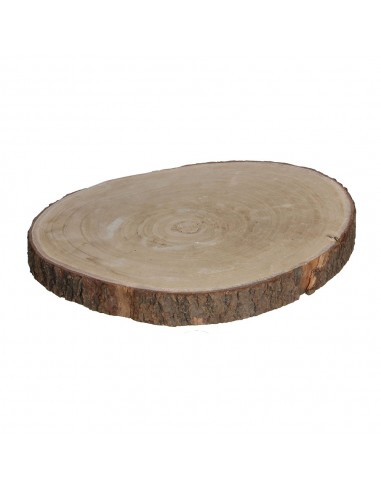 Base decorativa tronco de madera altura 4cm